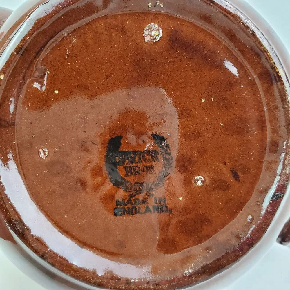 Vintage Teapot Price Bros Made England Ceramic Glazed